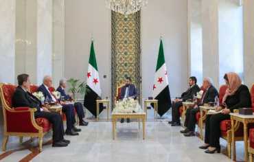 الشرع يلتقي المجلس الوطني الكردي ويؤكد ضمان حقوق الأكراد دستورياً